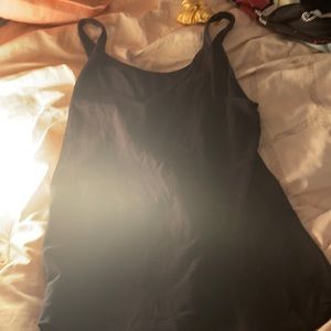 Black tank top